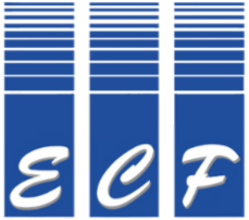 ECF Car Care logo in blue